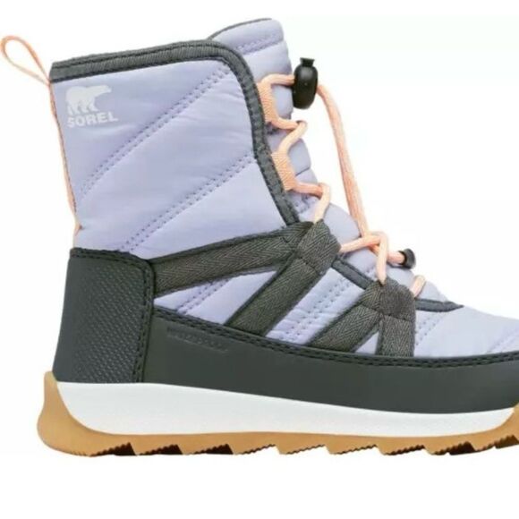 NEW Sorel Whitney II Short Lace Winter Boots - Grey / Lavender women’s size 6 - Picture 2 of 8